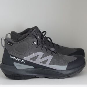 Salomon Elixir Activ Mid GTX Gore-Tex Mens Boots 11 Gray / Black 474568